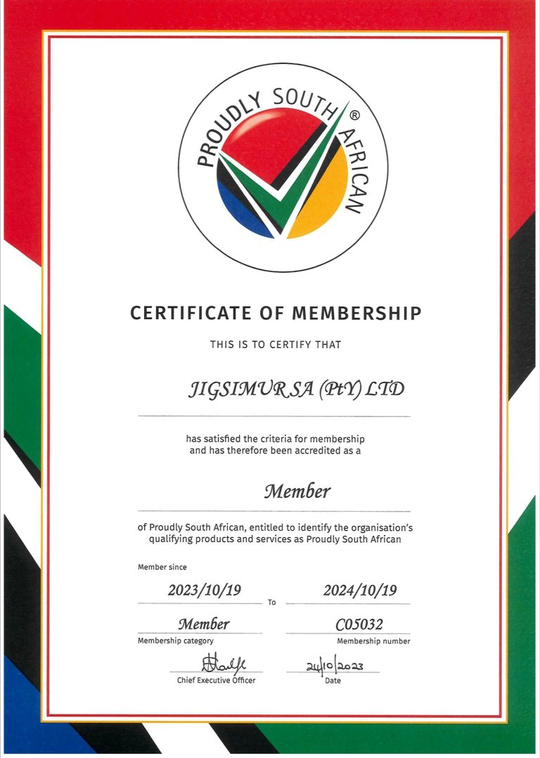 Jigsimur SA Proudly SA